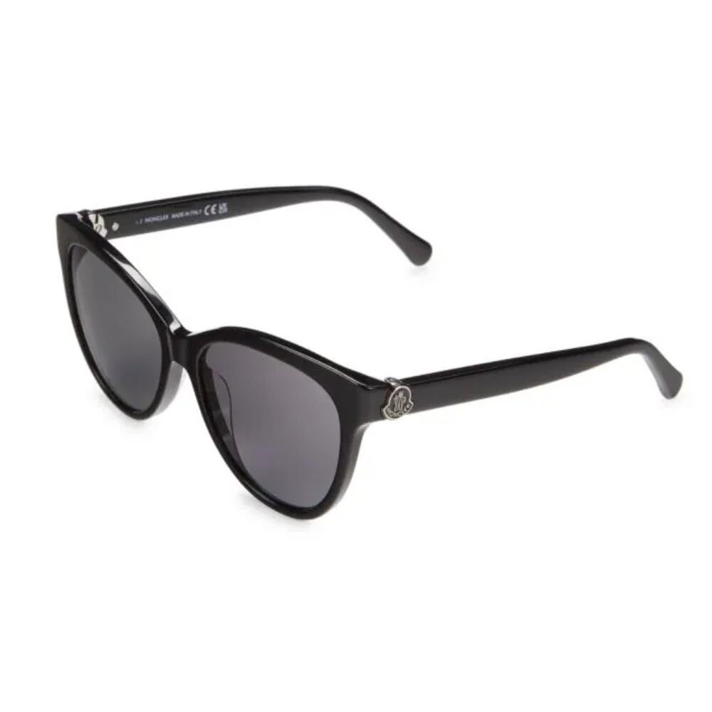 Moncler 55MM Cat Eye Sunglasses Black - Picture 2 of 12